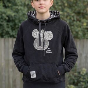 Funky Monkey Black Hoodie